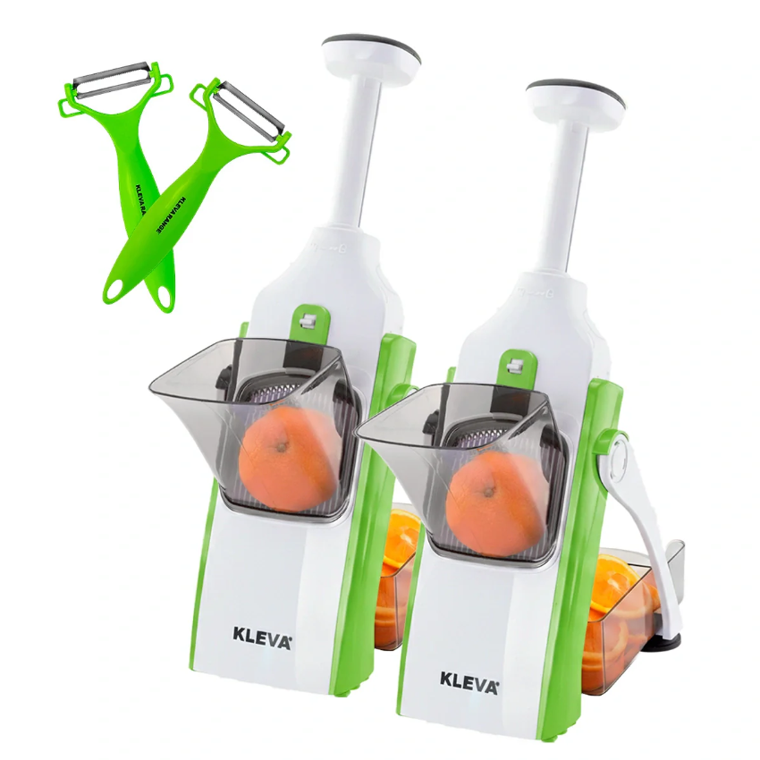 Kleva Safety Slicer™ – XL One-Push Vegetable Cutter