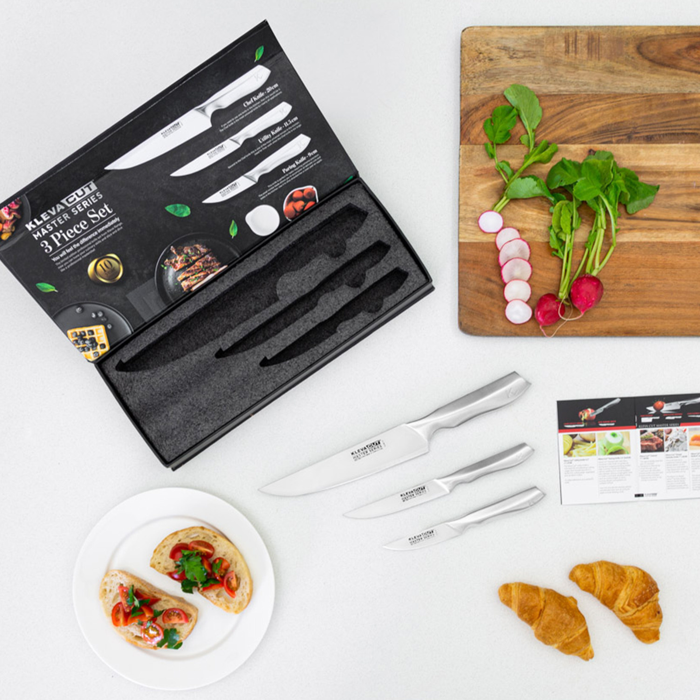 KlevaCut Master Series® Professional Knife Trio