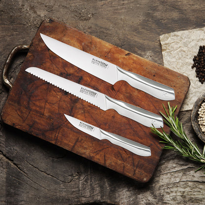 KlevaCut® Master Series 3-Piece Knife Set + Storage Roll