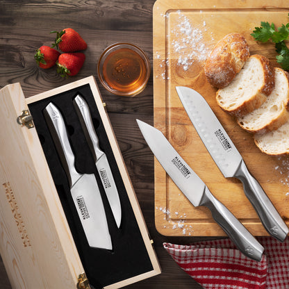4-Piece Specialty Knife Set + Bamboo Storage Case