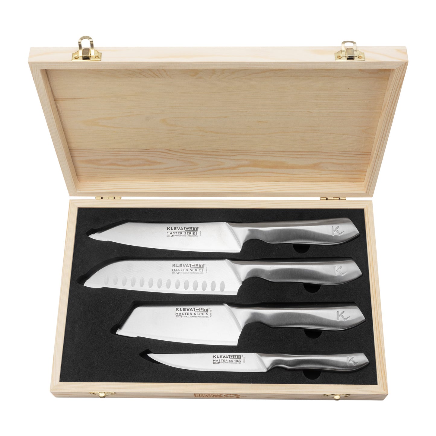4-Piece Specialty Knife Set + Bamboo Storage Case