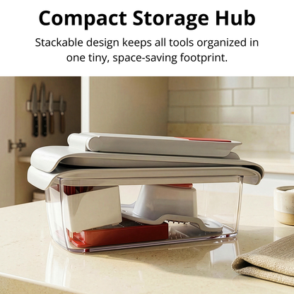 Kleva Cube Cutter™ – 2-in-1 Vegetable Dicer & Mandoline Slicer