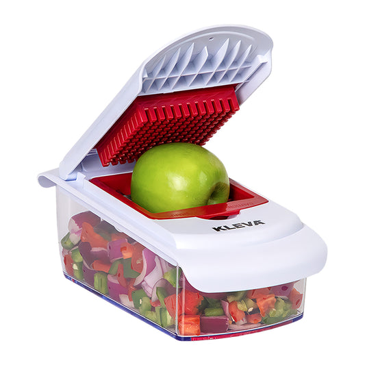 Kleva Cube Cutter™ – 2-in-1 Vegetable Dicer & Mandoline Slicer