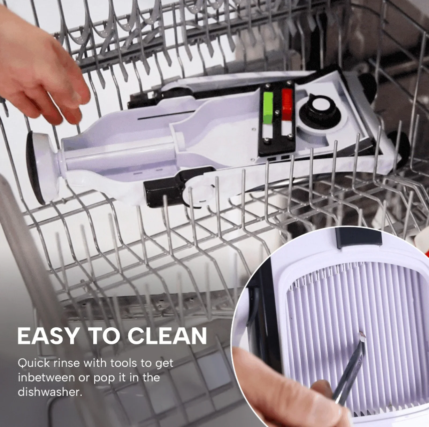 Kleva Safety Slicer™ – XL One-Push Vegetable Cutter
