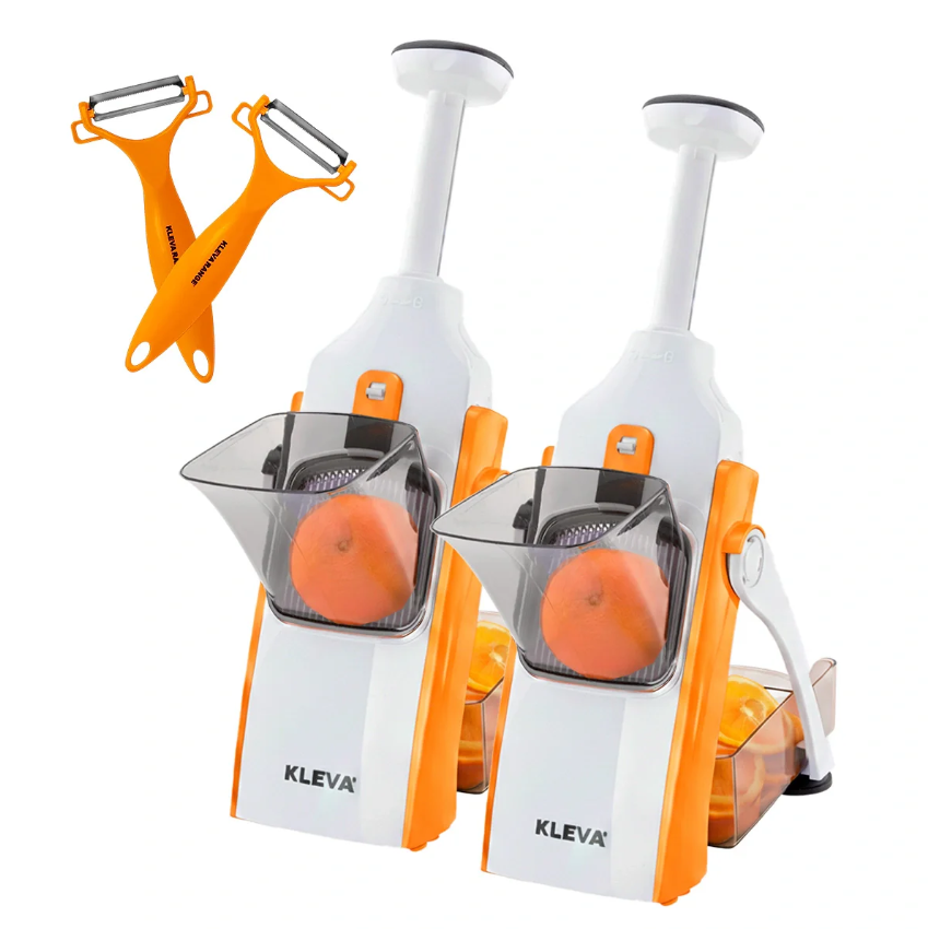 Kleva Safety Slicer™ – XL One-Push Vegetable Cutter