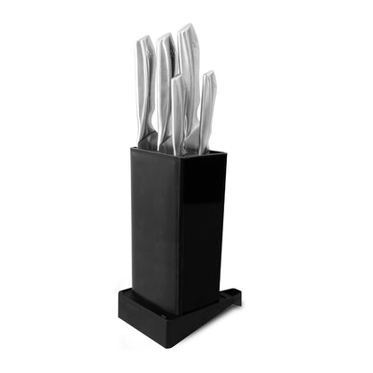 Universal Knife Block with Built-In Tablet Holder