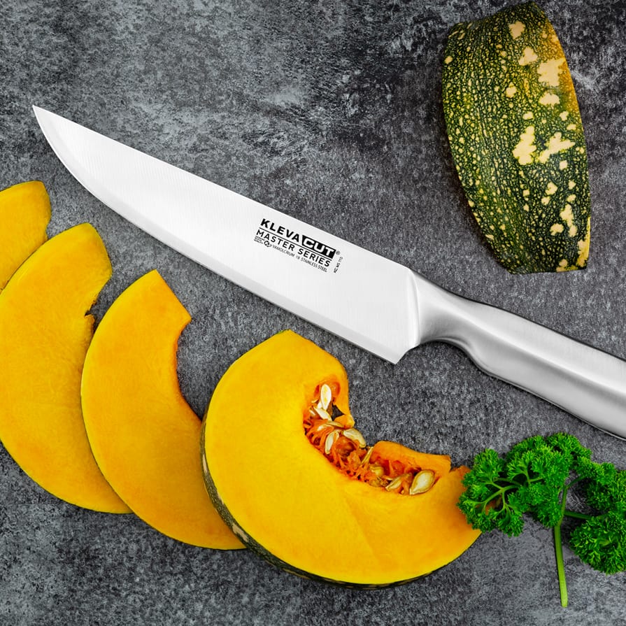 3 Piece Professional KlevaCut® Master Series Knife Set - BONUS Knife Satchel FREE