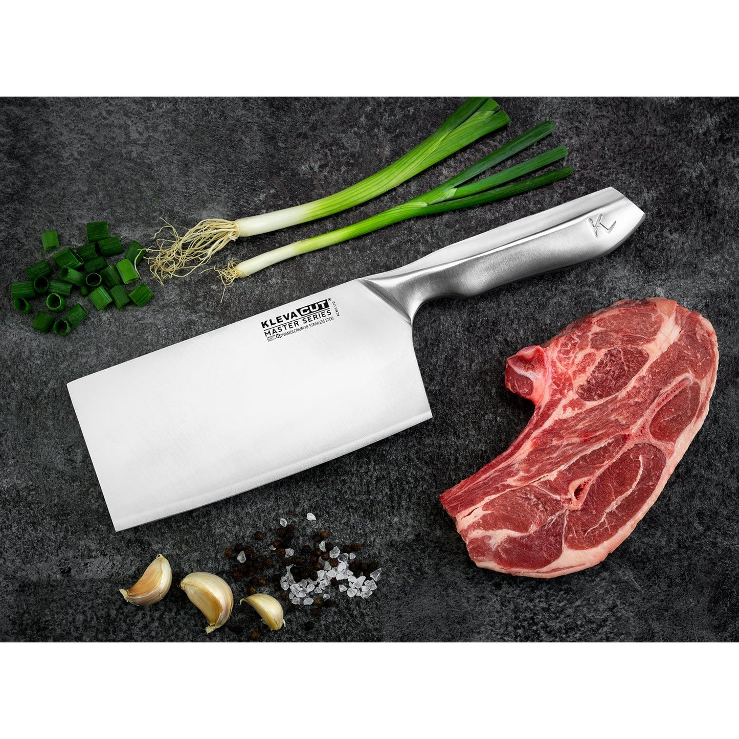 KlevaCut® Master Series Professional Cleaver Knife - 18cm