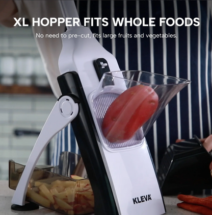 Kleva Safety Slicer™ – XL One-Push Vegetable Cutter